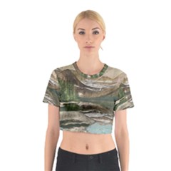 Glacier National Park Scenic View Cotton Crop Top by Sudhe