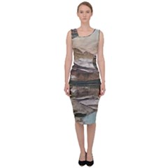 Glacier National Park Scenic View Sleeveless Pencil Dress by Sudhe