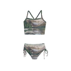 Glacier National Park Scenic View Girls  Tankini Swimsuit by Sudhe