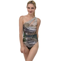 Glacier National Park Scenic View To One Side Swimsuit by Sudhe