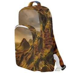 Painting Oil Painting Photo Painting Double Compartment Backpack by Sudhe