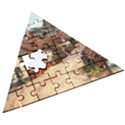 East Budleigh Devon Uk Vintage Old Wooden Puzzle Triangle View3