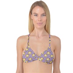 Corgi Pattern Reversible Tri Bikini Top by Sudhe