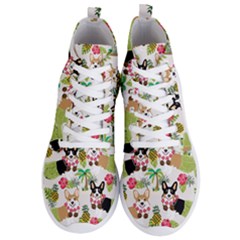 Corgis Pattern Men s Lightweight High Top Sneakers by Sudhe