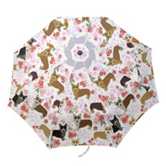 Corgis Corgi Pattern Folding Umbrellas by Sudhe