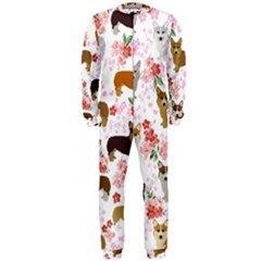 Corgis Corgi Pattern Onepiece Jumpsuit (men)  by Sudhe