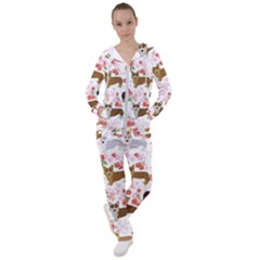 Corgis Corgi Pattern Women s Tracksuit by Sudhe