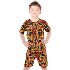 Rby-48 Kids  Tee And Shorts Set by ArtworkByPatrick