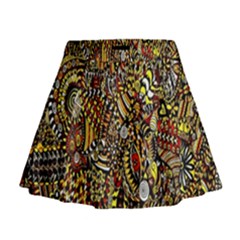 Drawn Mini Flare Skirt by ArtworkByPatrick