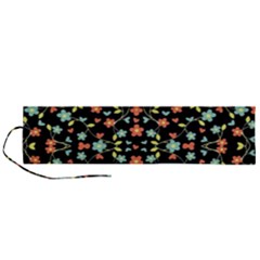 Flowers-2 Roll Up Canvas Pencil Holder (l)