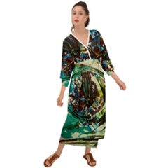 Clock-1-1 Grecian Style  Maxi Dress