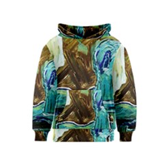 Wood Horsey-1-1 Kids  Pullover Hoodie