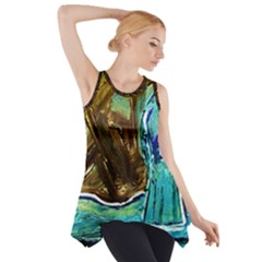 Wood Horsey-1-1 Side Drop Tank Tunic by bestdesignintheworld