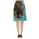 wood horsey-1-1 Flared Midi Skirt View2