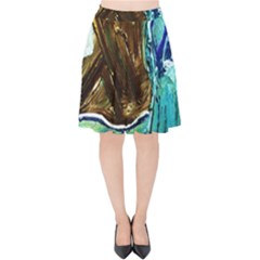 Wood Horsey-1-1 Velvet High Waist Skirt by bestdesignintheworld