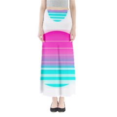 Portable Network Graphics Full Length Maxi Skirt by Sudhe