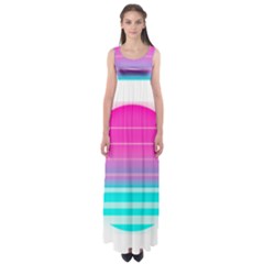 Portable Network Graphics Empire Waist Maxi Dress by Sudhe