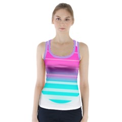 Portable Network Graphics Racer Back Sports Top by Sudhe