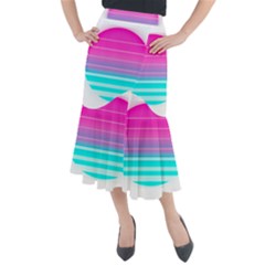 Portable Network Graphics Midi Mermaid Skirt by Sudhe