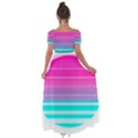 Portable Network Graphics Off Shoulder Open Front Chiffon Dress View2