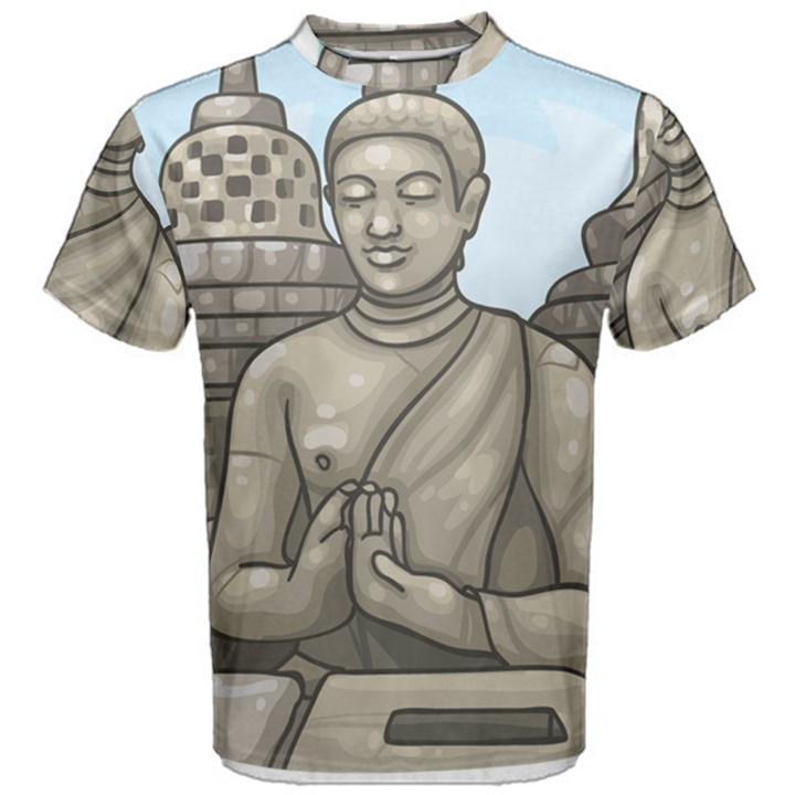 Borobudur Temple Men s Cotton Tee