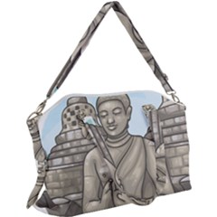 Borobudur Temple Canvas Crossbody Bag by Sudhe