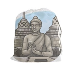 Borobudur Temple Drawstring Pouch (xxl) by Sudhe