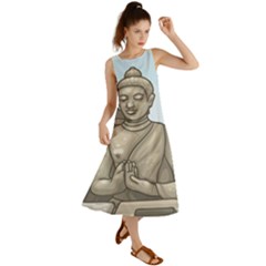 Borobudur Temple Summer Maxi Dress