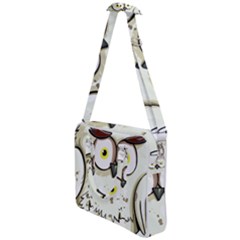 Owl Bird Eyes Cartoon Good Cross Body Office Bag by Sudhe