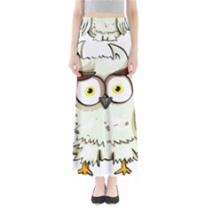 Owl Bird Eyes Cartoon Good Full Length Maxi Skirt by Sudhe