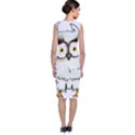 Owl Bird Eyes Cartoon Good Sleeveless Velvet Midi Dress View2