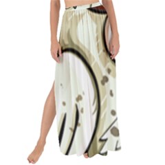 Owl Bird Eyes Cartoon Good Maxi Chiffon Tie-up Sarong by Sudhe