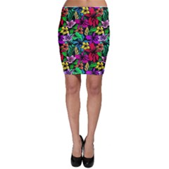 Flowers 3 Bodycon Skirt by ArtworkByPatrick