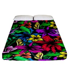 Flowers 3 Fitted Sheet (king Size) by ArtworkByPatrick