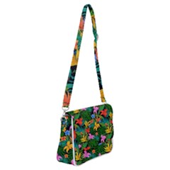 Flowers 4 Shoulder Bag With Back Zipper by ArtworkByPatrick