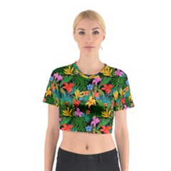 Flowers 4 Cotton Crop Top by ArtworkByPatrick