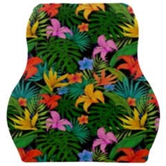 Flowers 4 Car Seat Velour Cushion  by ArtworkByPatrick