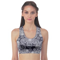 Flowers mandala Sports Bra