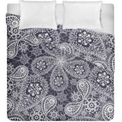 Flowers mandala Duvet Cover Double Side (King Size)