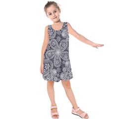 Flowers mandala Kids  Sleeveless Dress