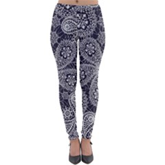 Flowers mandala Lightweight Velour Leggings