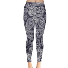 Flowers mandala Inside Out Leggings