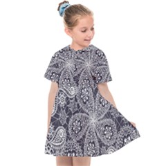 Flowers mandala Kids  Sailor Dress