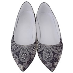 Flowers mandala Women s Low Heels