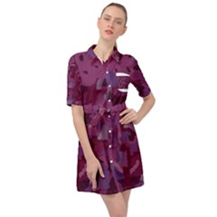 Pattern Warhola Belted Shirt Dress