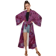 Pattern Warhola Maxi Kimono