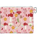 Floral Surface Pattern Design Canvas Cosmetic Bag (XXXL) View2