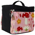 Floral Surface Pattern Design Make Up Travel Bag (Big) View1