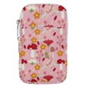 Floral Surface Pattern Design Waist Pouch (Small) View1