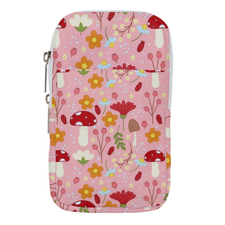 Floral Surface Pattern Design Waist Pouch (Small)